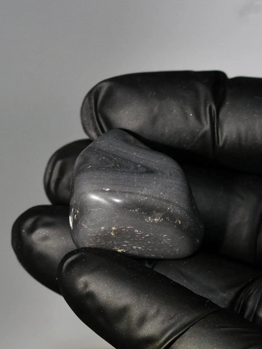 10.0g Old Stock Rainbow Obsidian Polished Davis Creek California Rare Stone Rock